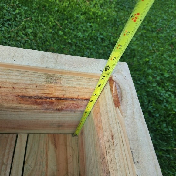 Cedar wood Planter box custom built