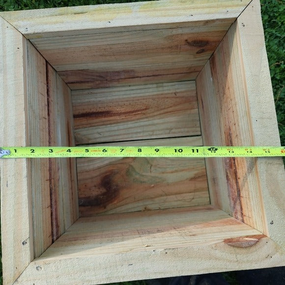 Cedar wood Planter box custom built