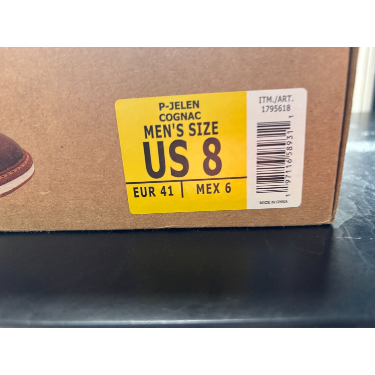 Steve Madden Jelen mens shoes Cognac Leather