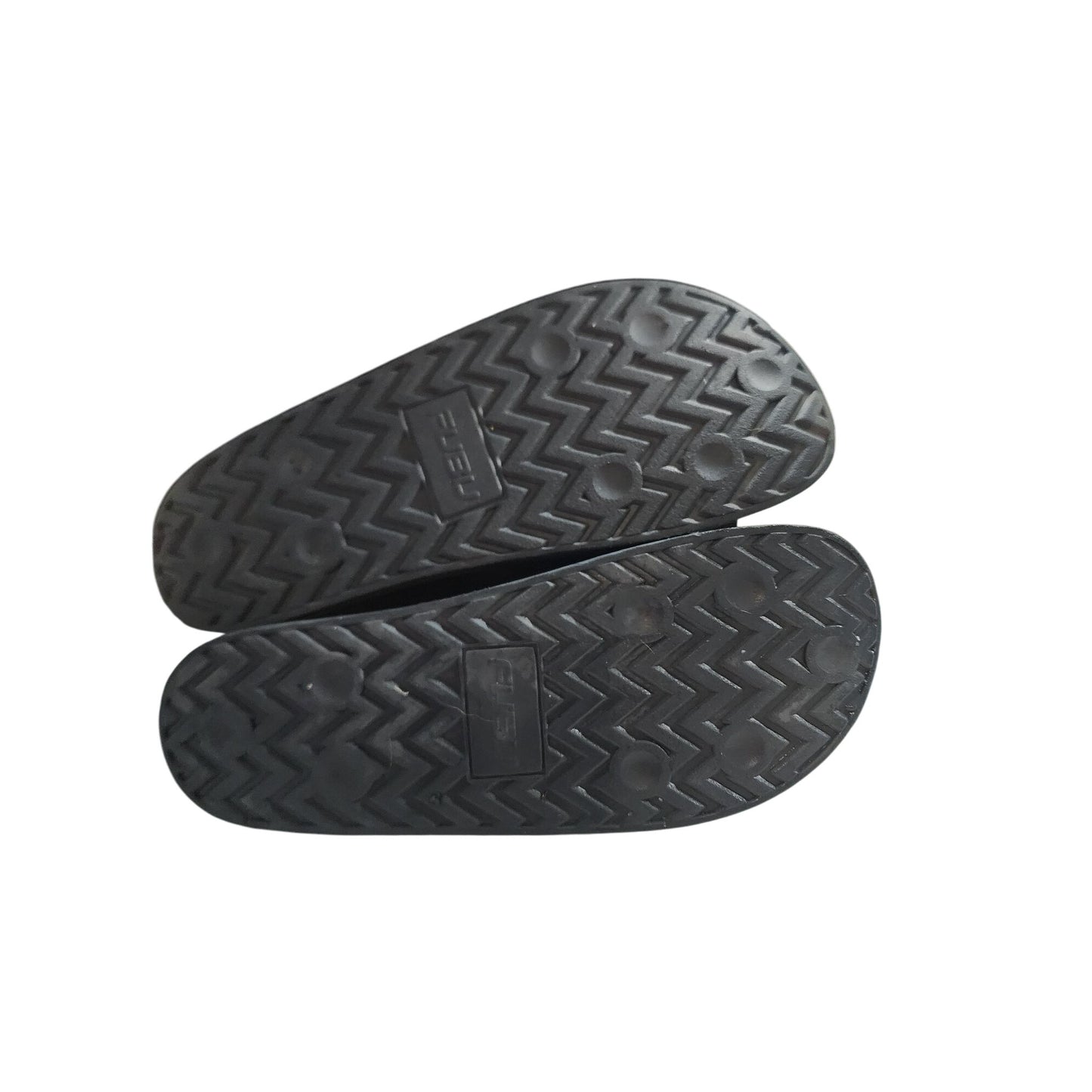 Fubu Black Slide Sandals For Men SIZE 12
