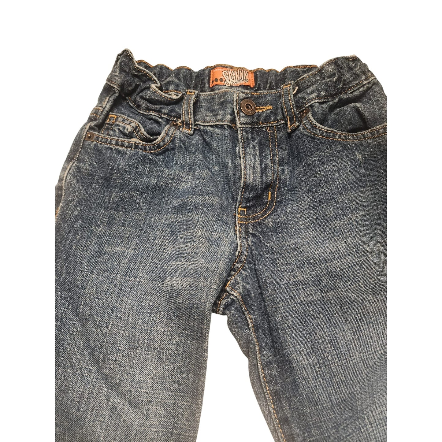 OLD NAVY Boys Adjustable Waist Skinny Jeans Size 8 Elastic Waistband