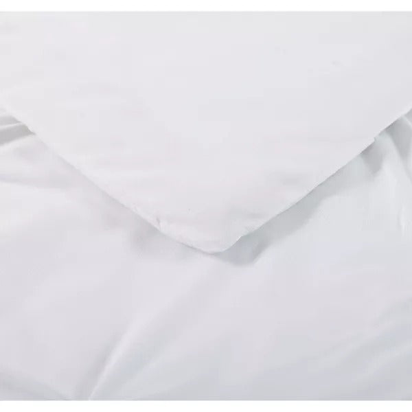 Truly Soft Everyday King Pleated Duvet Cover Set White: OEKO-TEX Certified, Polyester, 3pc