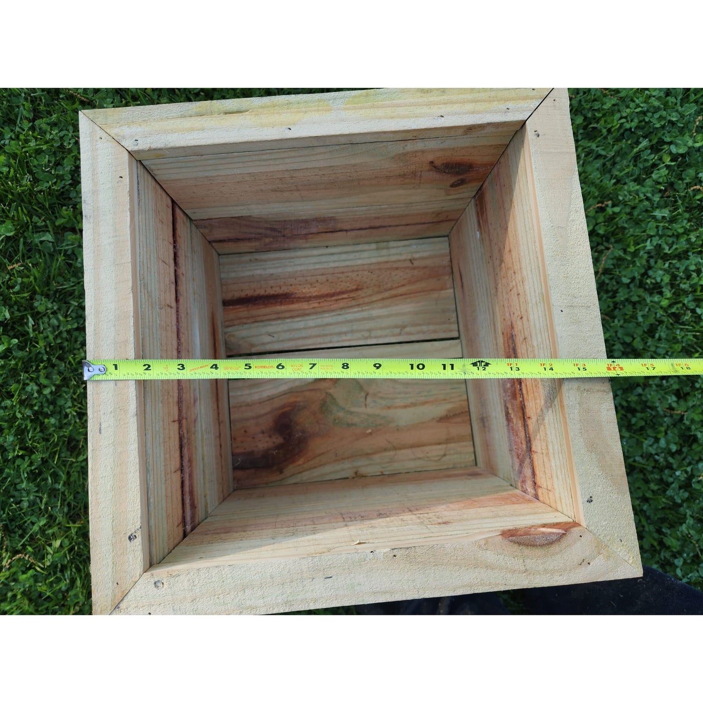 Square Lipped Wooden Garden Planter