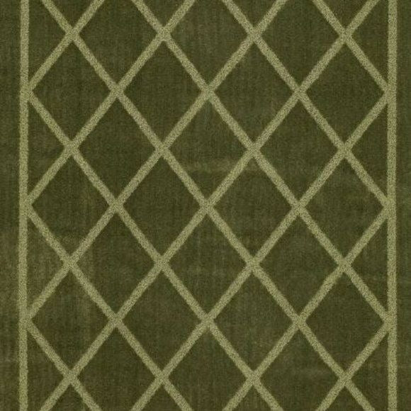 Green Indoor Rectangular Area Rug Size 5x7