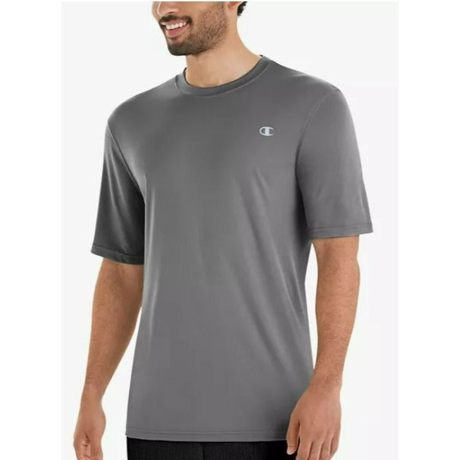 Champion men's clothing Double Dry Tee Stone Grey