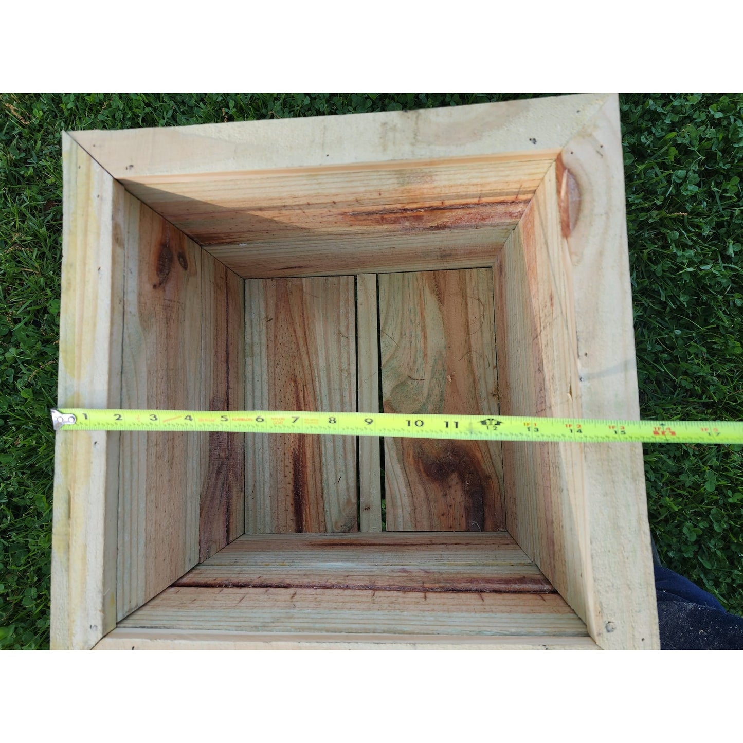 Square Lipped Wooden Garden Planter