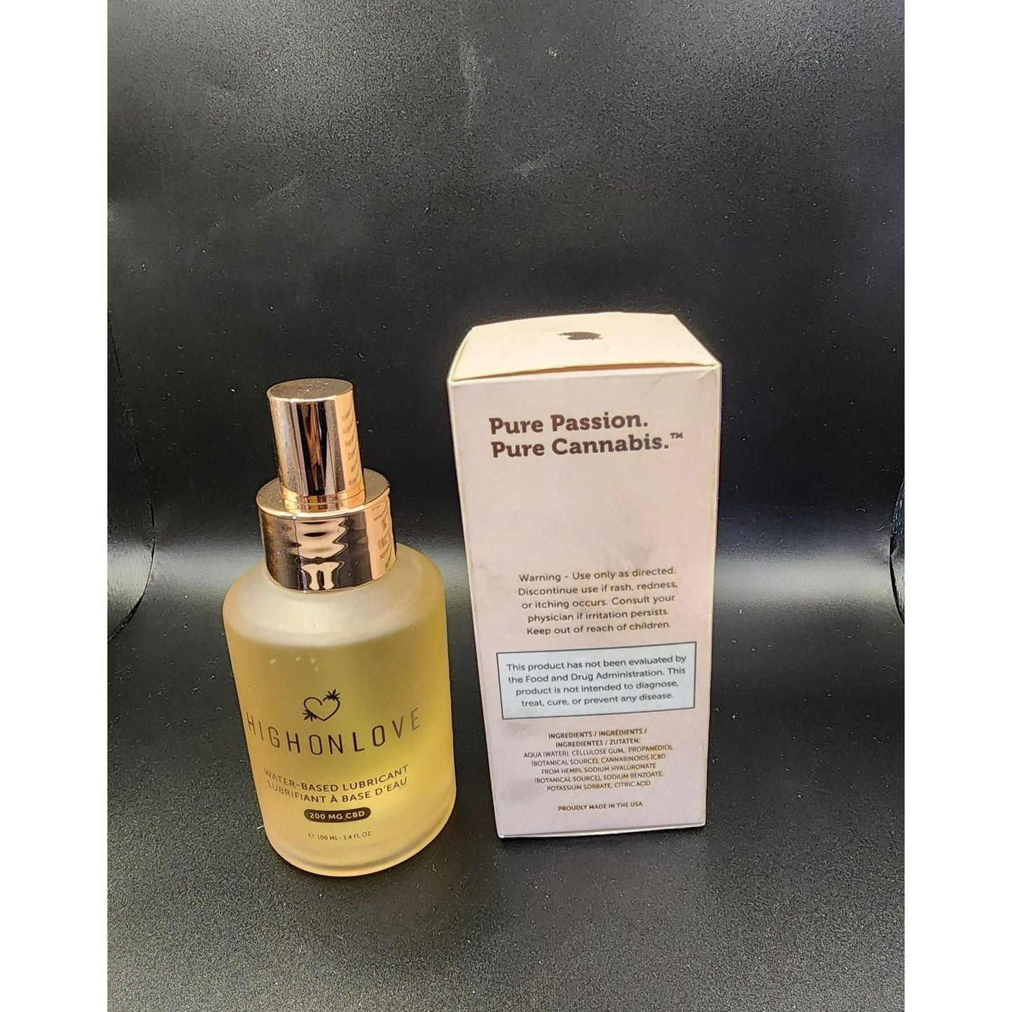 High On Love Water-Based Lubricant | Vegan, Fragrance-Free Intimate Gel