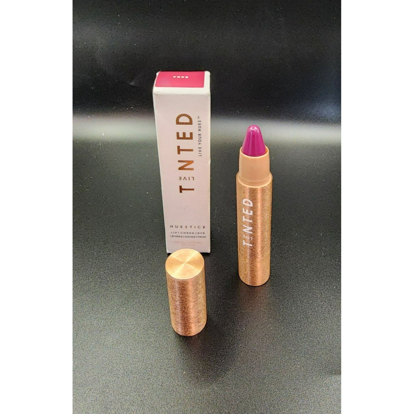 Live Tinted Huestick For Lips and Cheeks (Shade-Free) Bright Berry