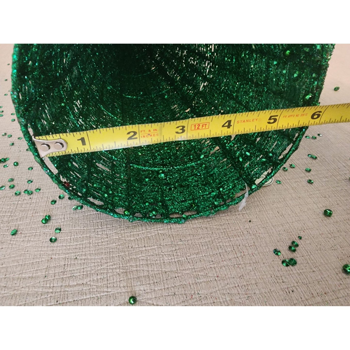 Glitter Cone Decorative Tree Set of 3