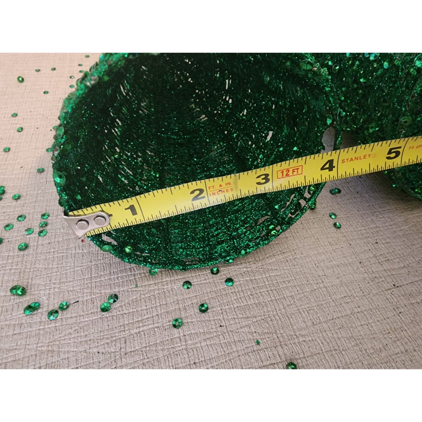 Glitter Cone Decorative Tree Set of 3