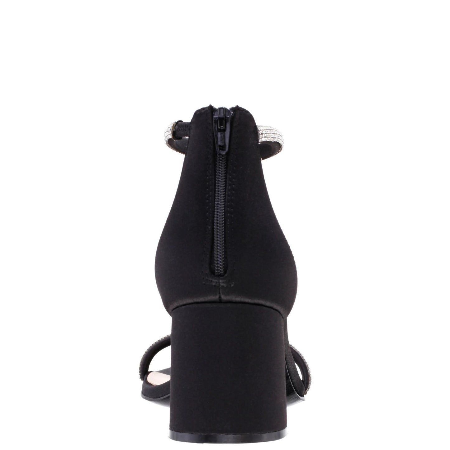 NINA BARBY Black Satin heels Sandals 8.5