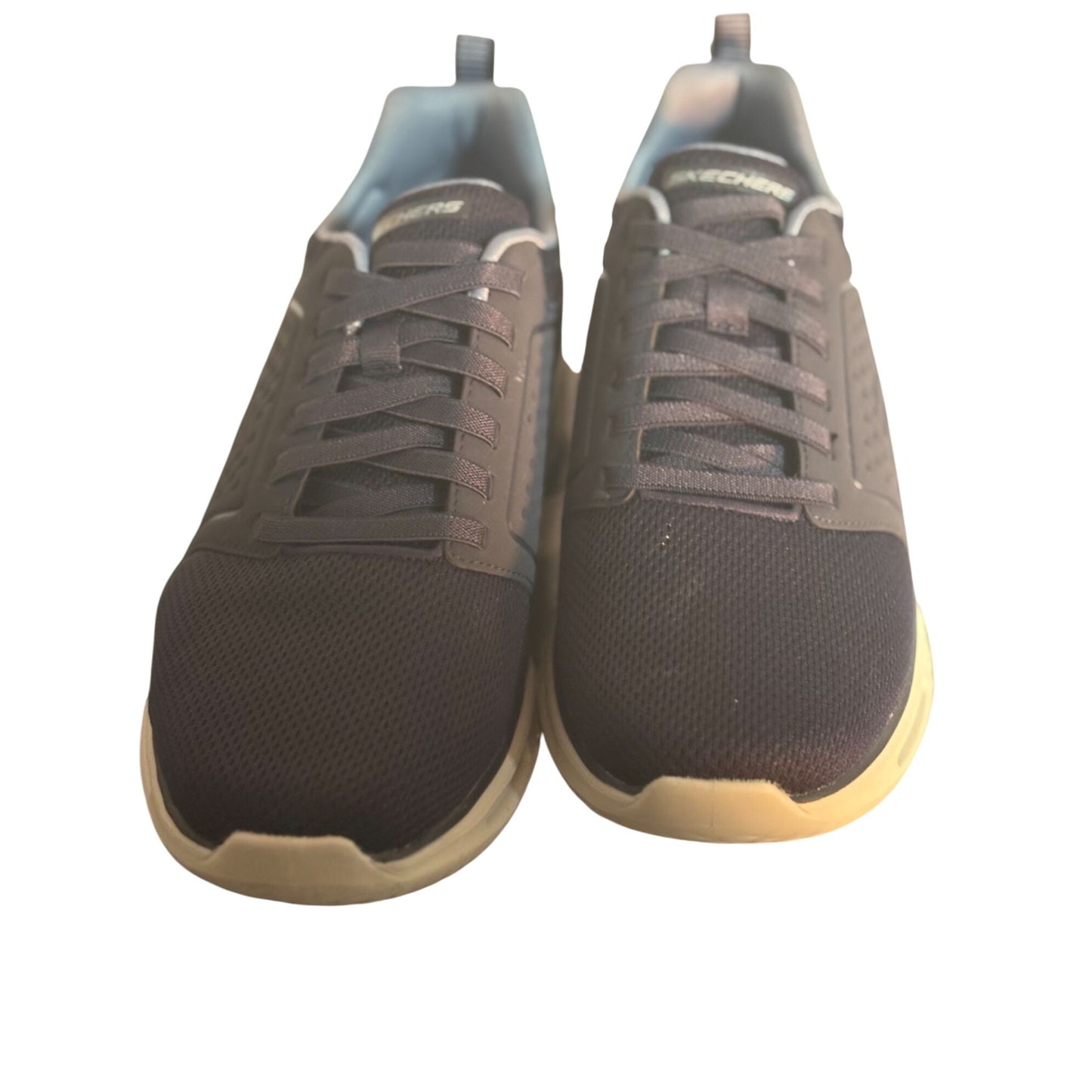Skechers Mens Classic Fit Navy Sneakers With Memory Foam