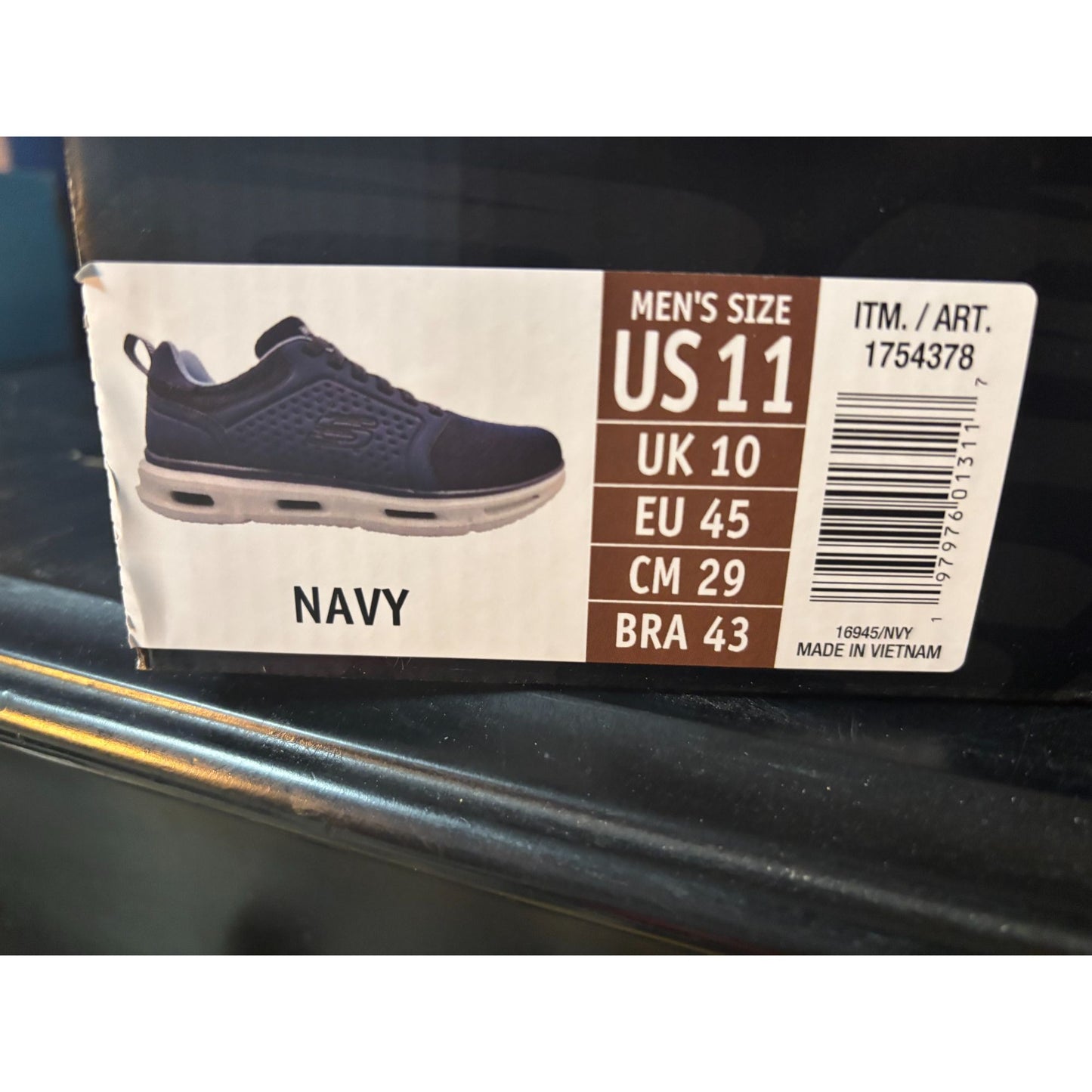 Skechers Classic Fit Navy mens shoes With Memory Foam