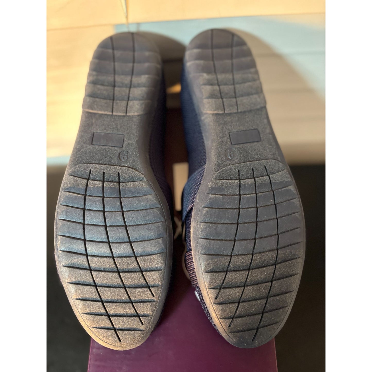 Gloria Vanderbilt Debbie Women's Ballet slip on Navy Blue