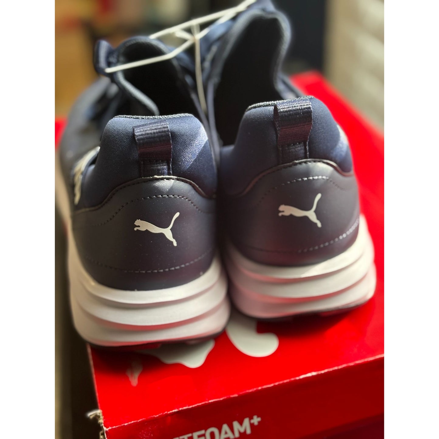 Puma Size 11 Enzo 2 Knit Mens Navy/White