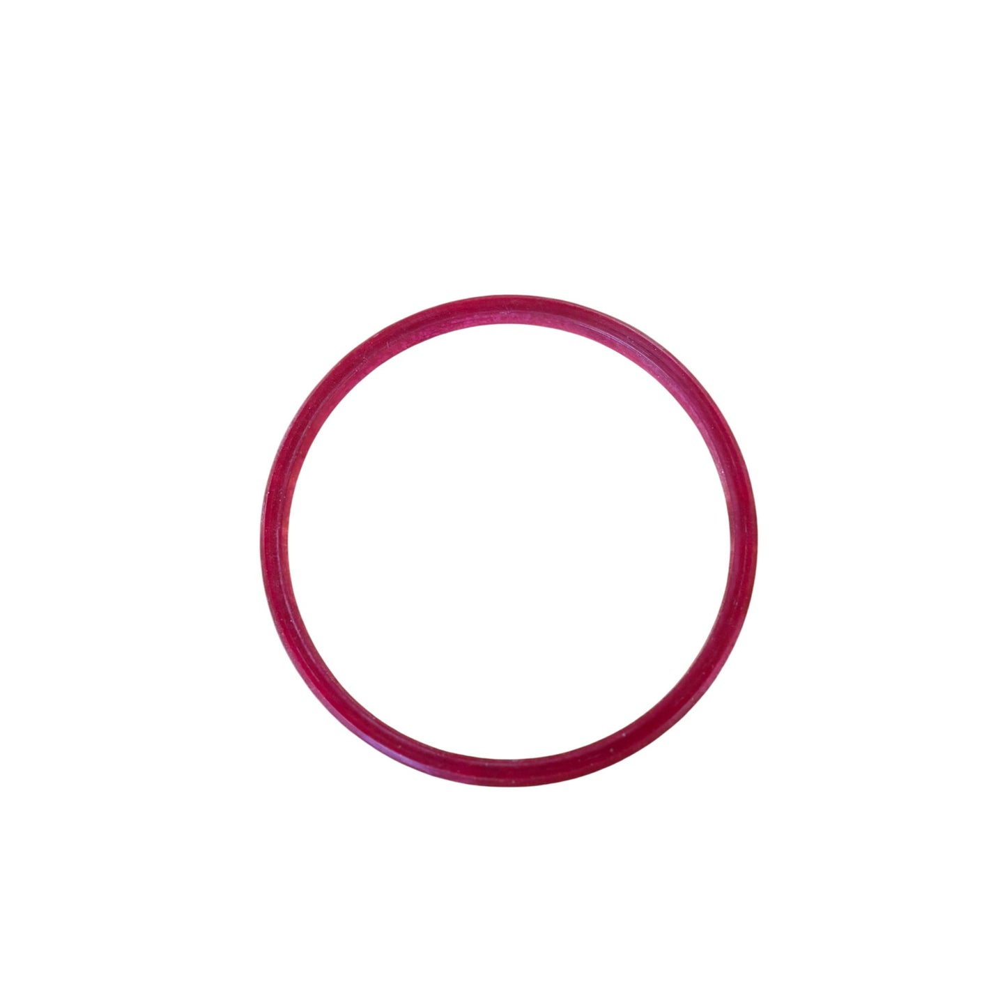 Vintage Red Acrylic Bangle Bracelet