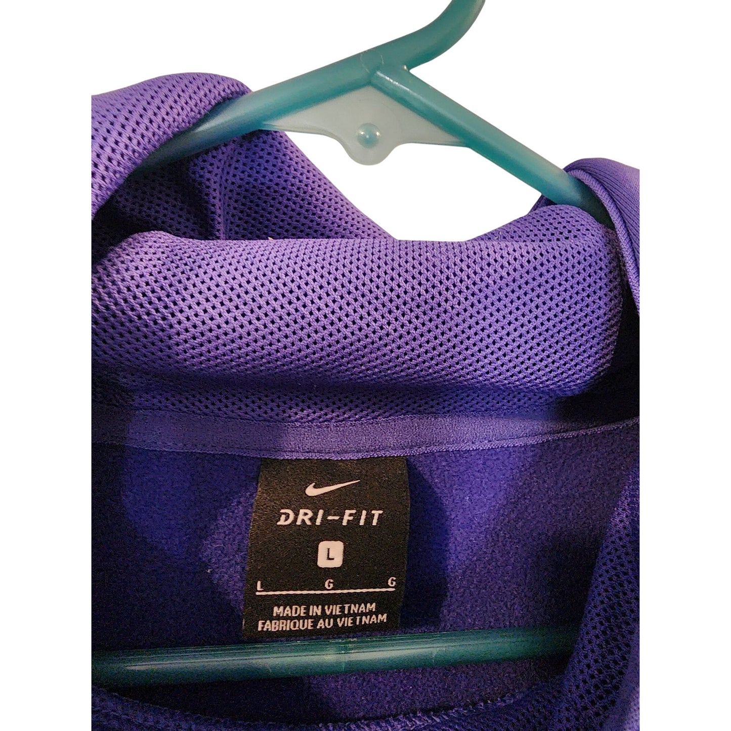 Nike Dri-Fit Purple hoodie Size L