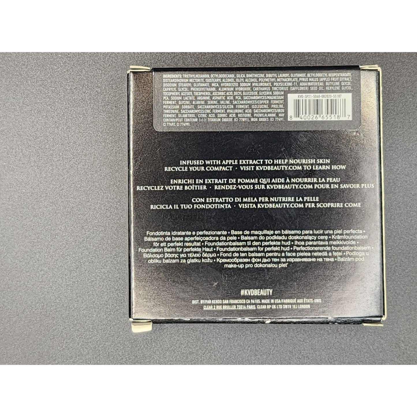 KAT VON D Good Apple Skin-Perfecting Foundation Balm | Natural Finish