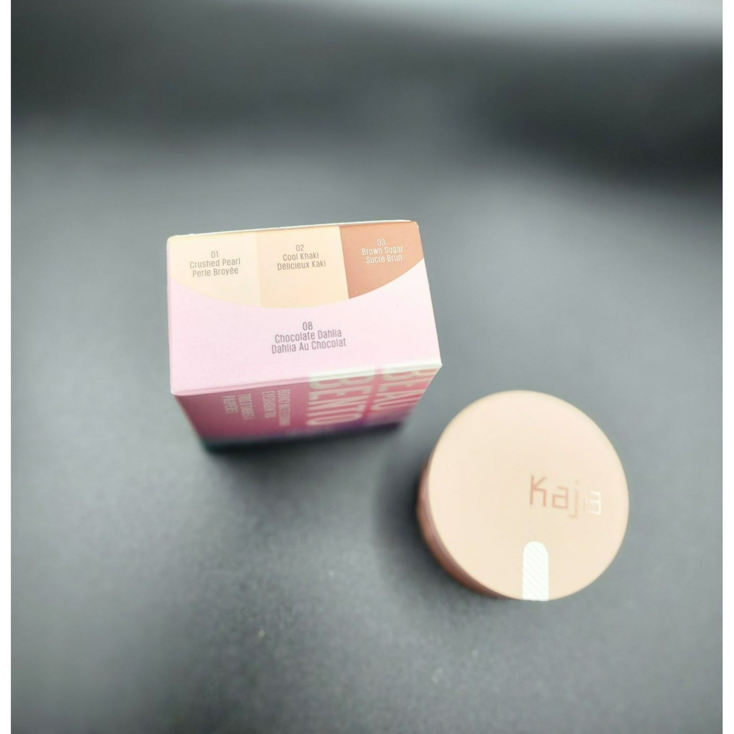 Kaja Beauty Bento Bouncy Matte & Shimmer Eyeshadow Trio Chocolate Dahlia