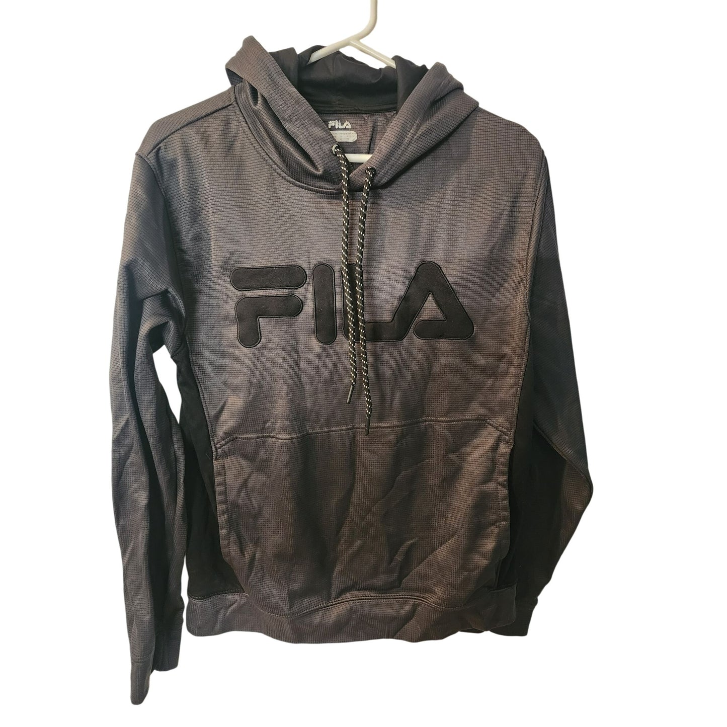 Fila Mens Black Hoodie Size S.