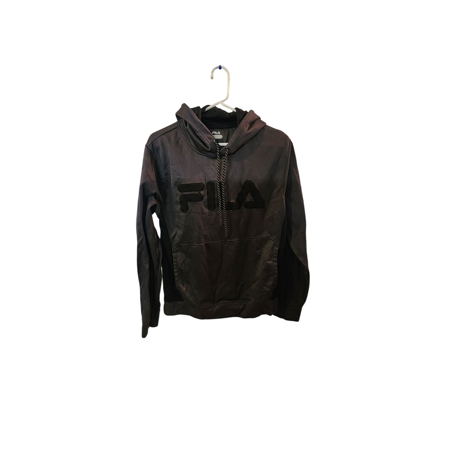 Fila Mens Black Hoodie Size S.