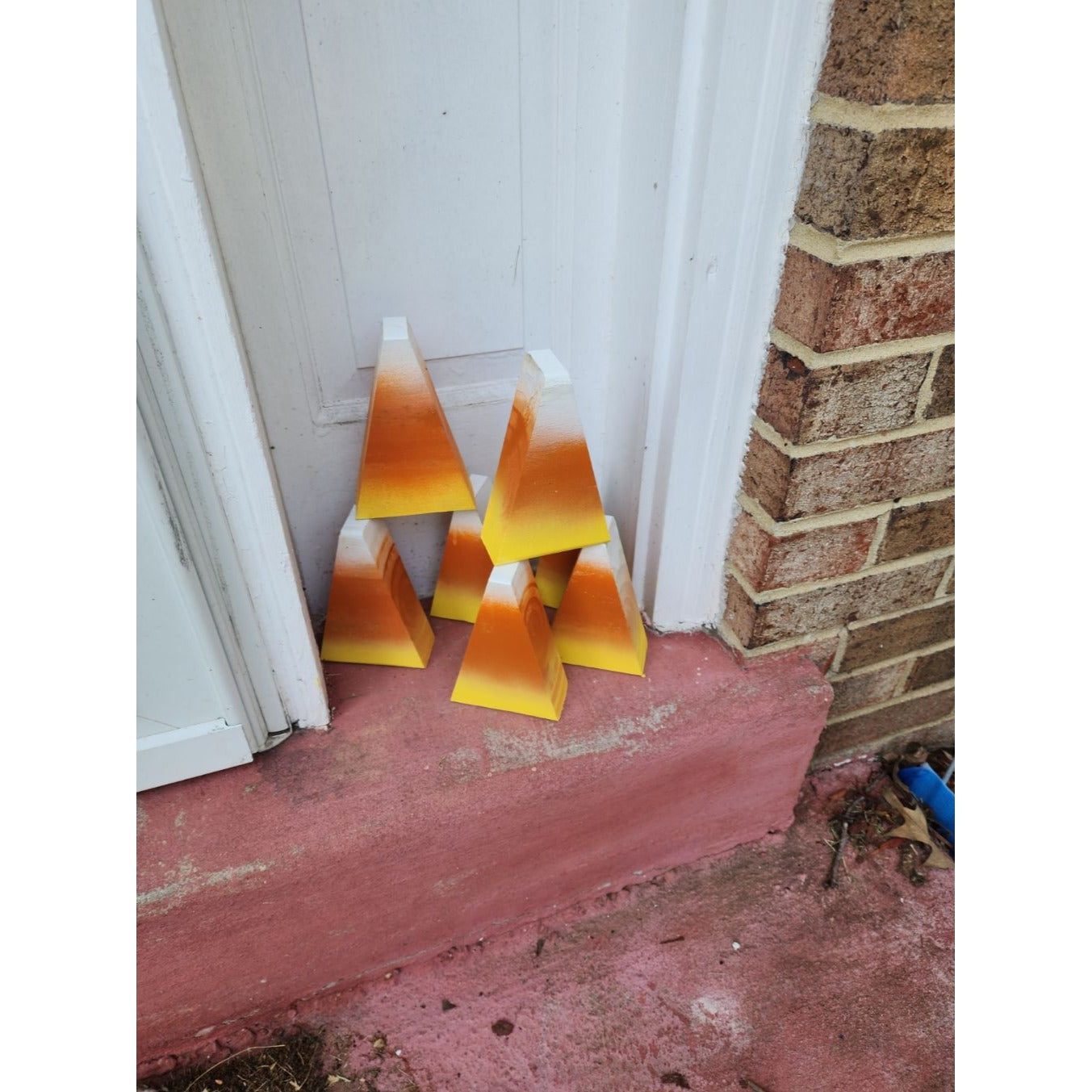 Handcrafted wood Candy Corn Blocks - Personalization