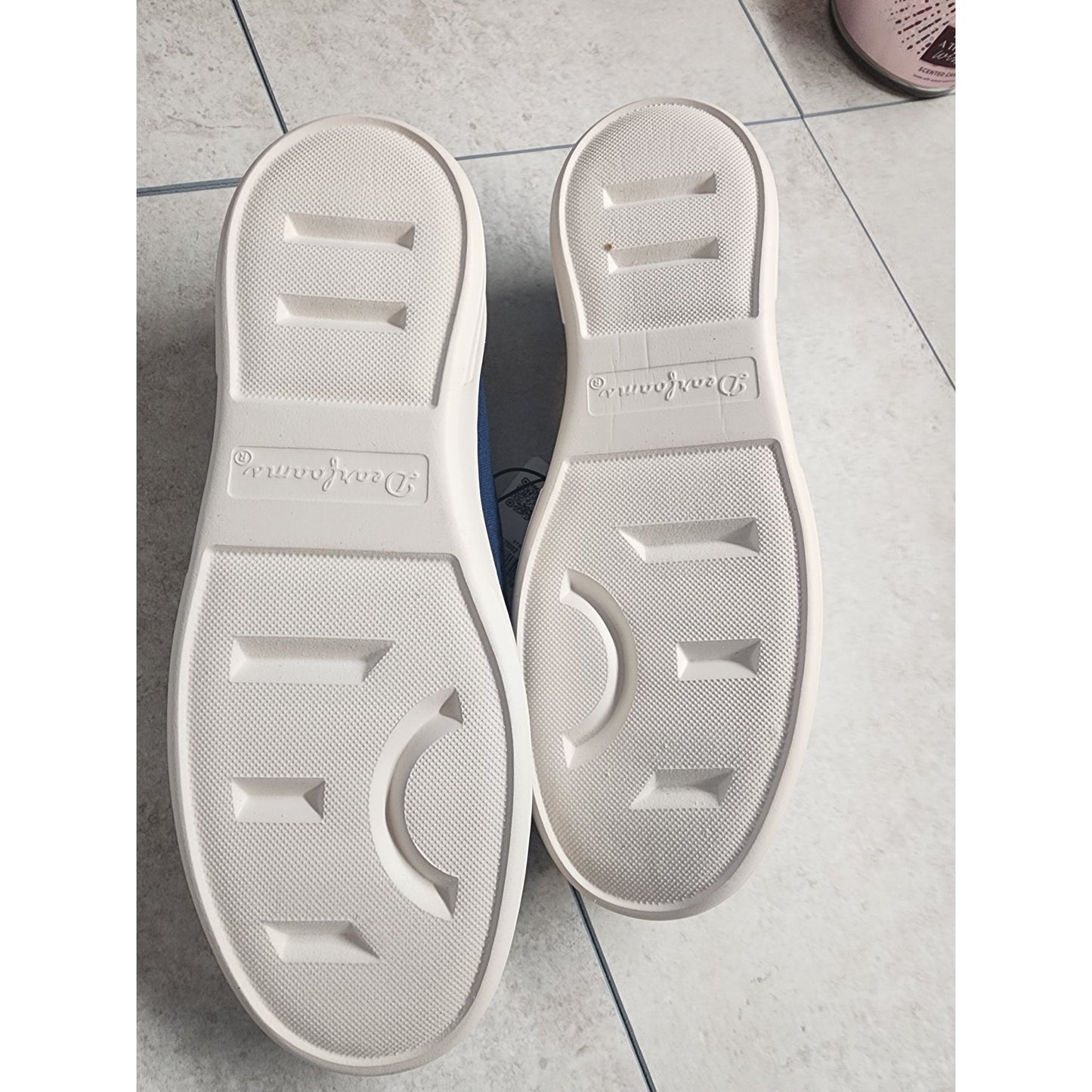 Dearfoams Womens Navy Blue Original Comfort slip on 7.5