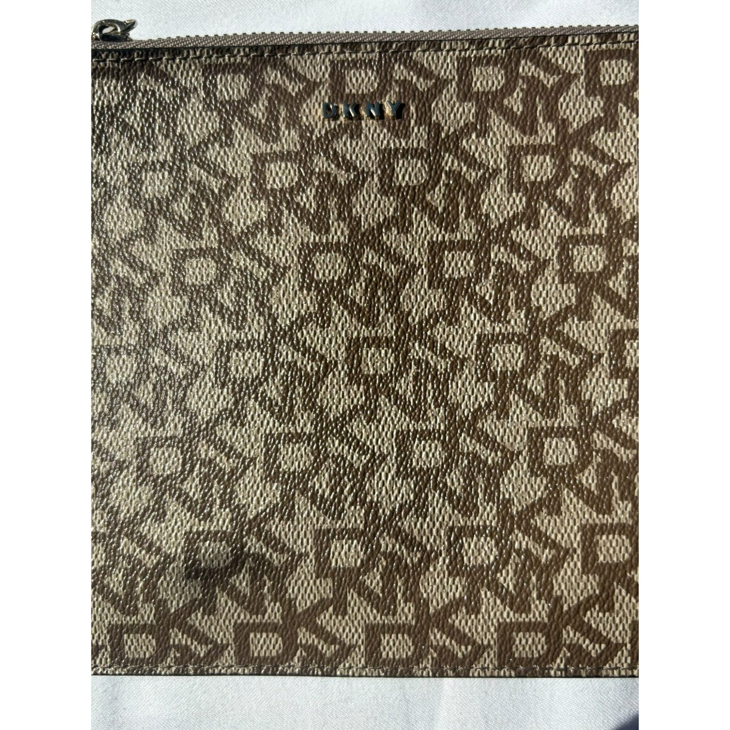 DKNY Wristlet Logo Pattern