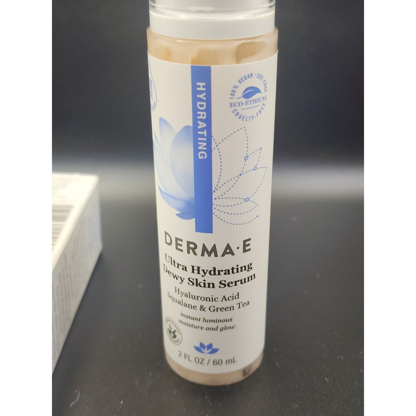 DERMA E Ultra Hydrating Dewy Skin Serum |Hyaluronic Acid + Antioxidants |Radiant, Youthful Glow