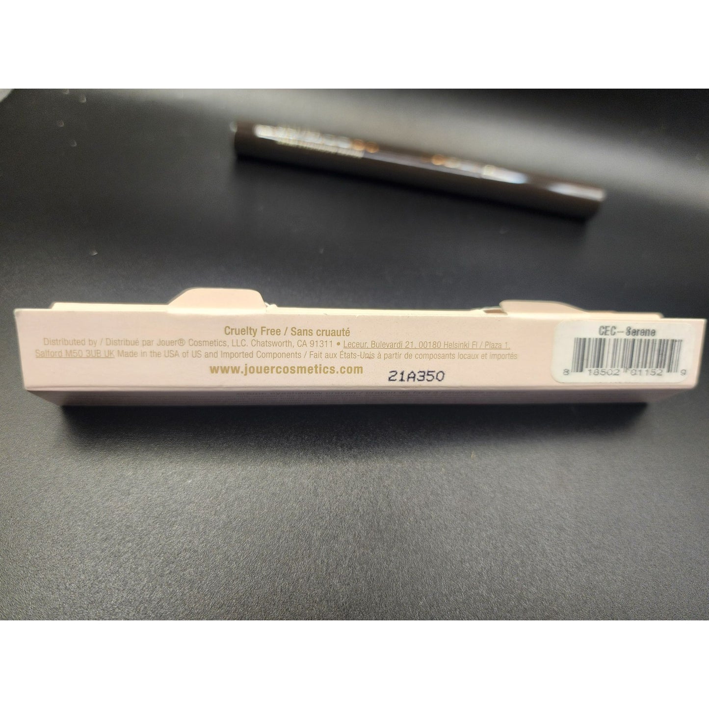 Jouer Crème Eyeshadow Crayon Stick Waterproof, Blendable, Crease-Resistant with Built-In Sharpener