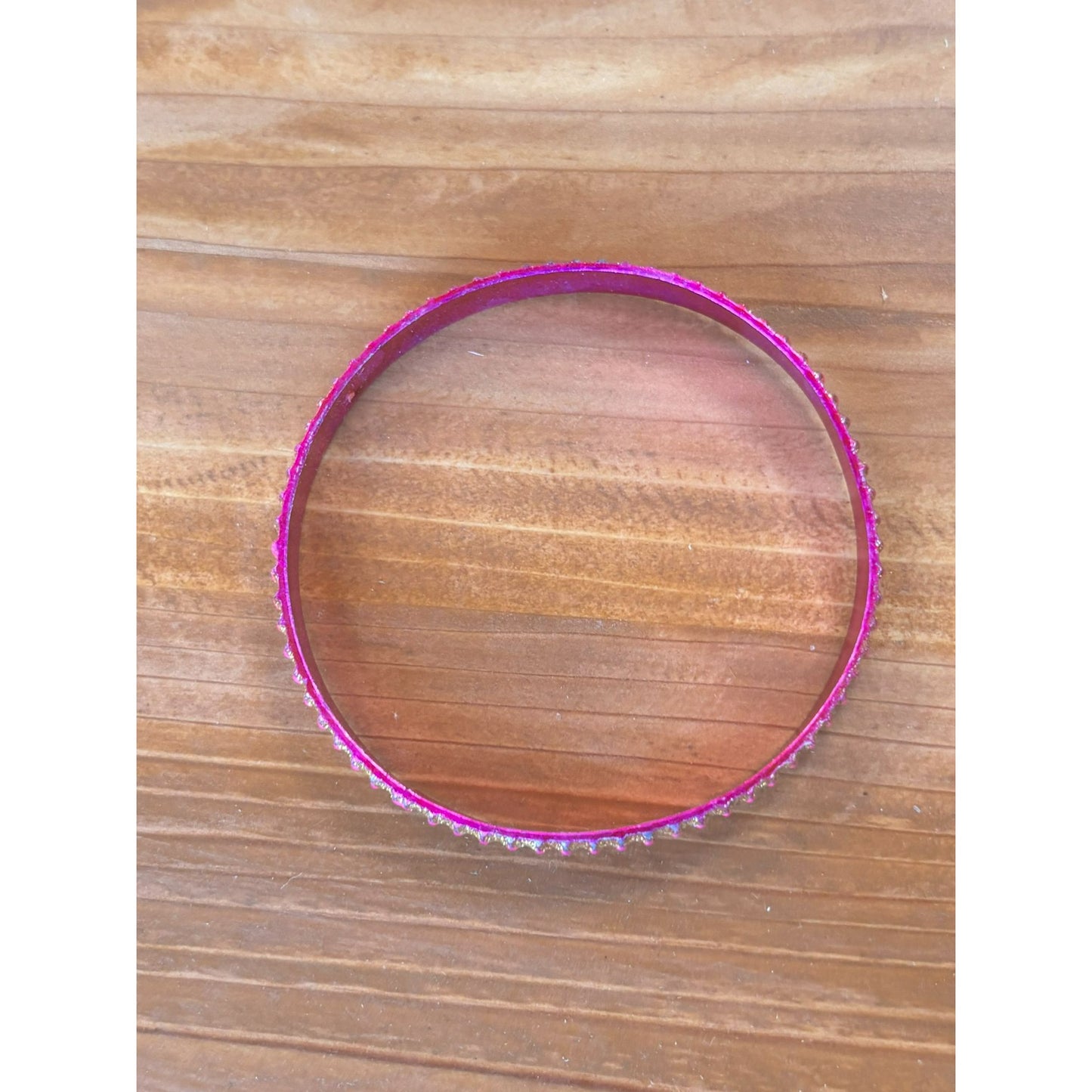 Pink Rhinestone Bangle 1PC
