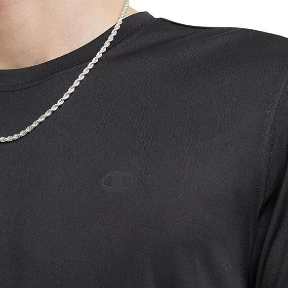 Champion men's clothing Double Dry Tee Black