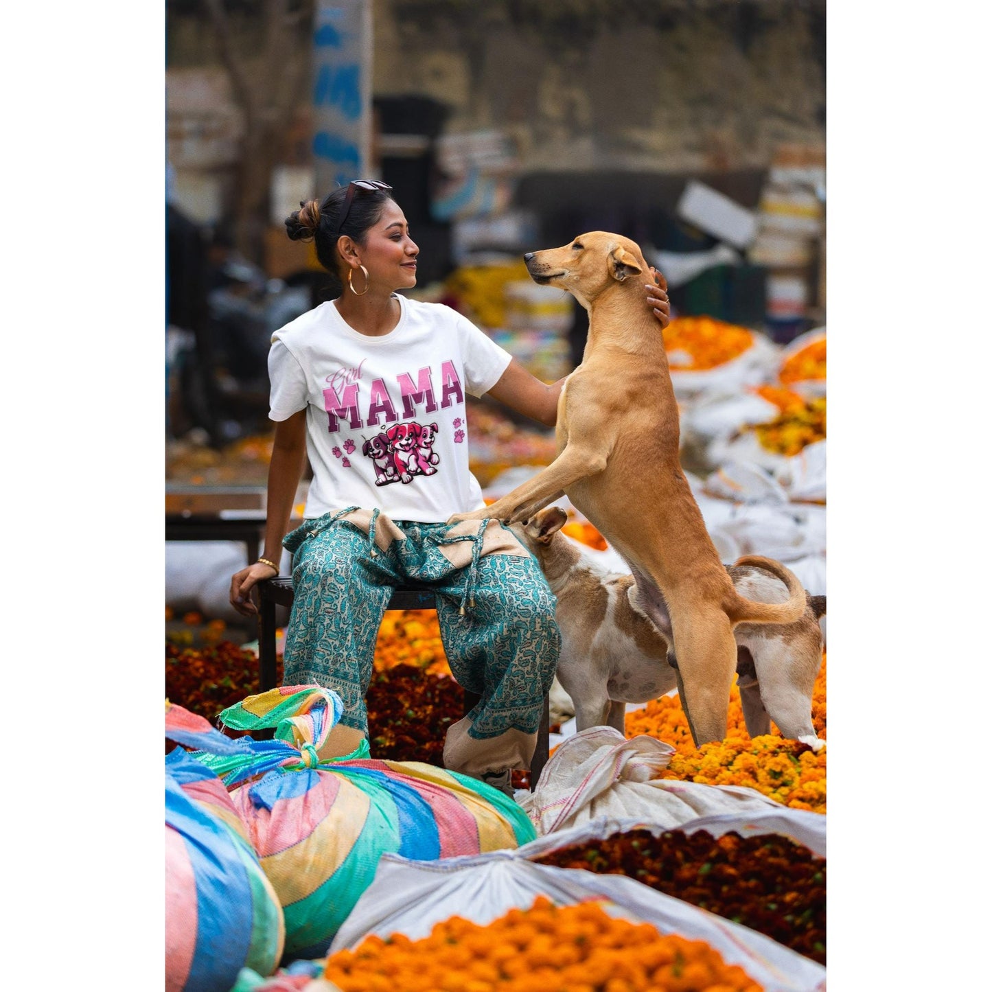 Dog Mama Graphic Tee For WOMENS T-Shirt
