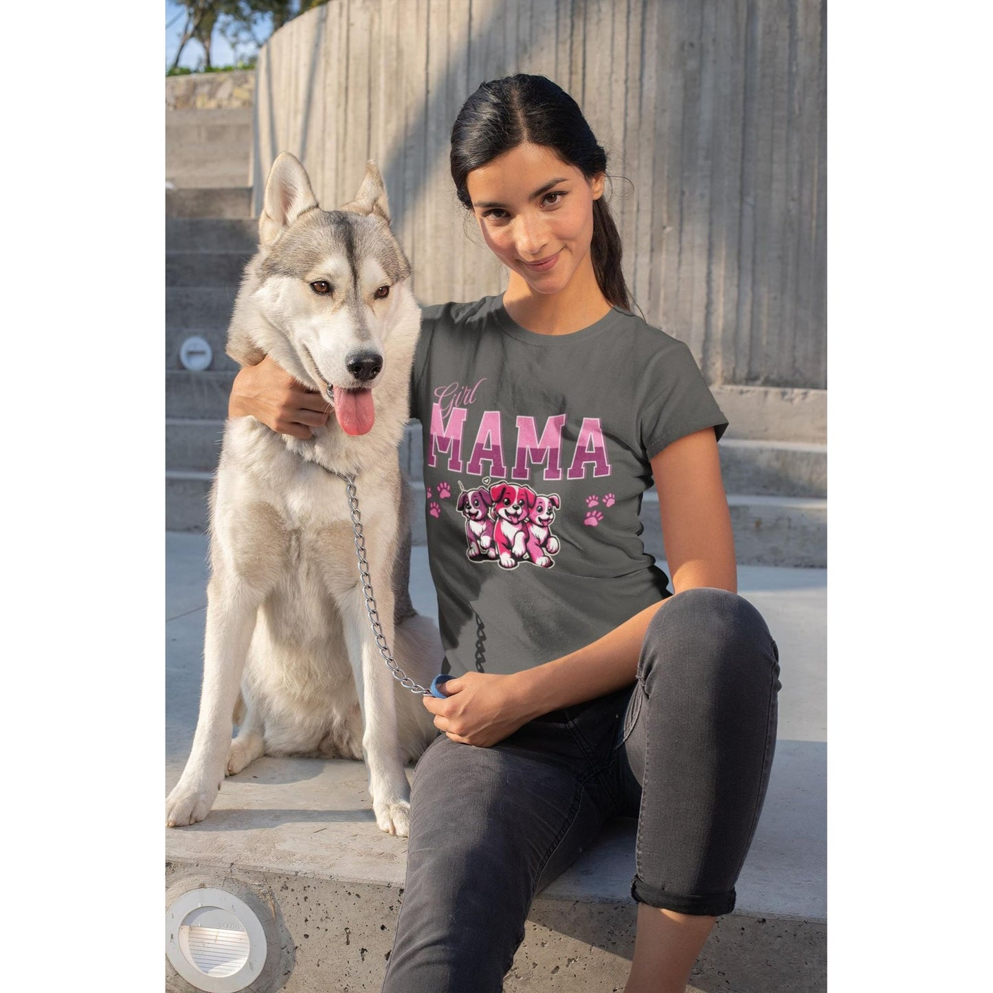 Dog Mama Graphic Tee For WOMENS T-Shirt