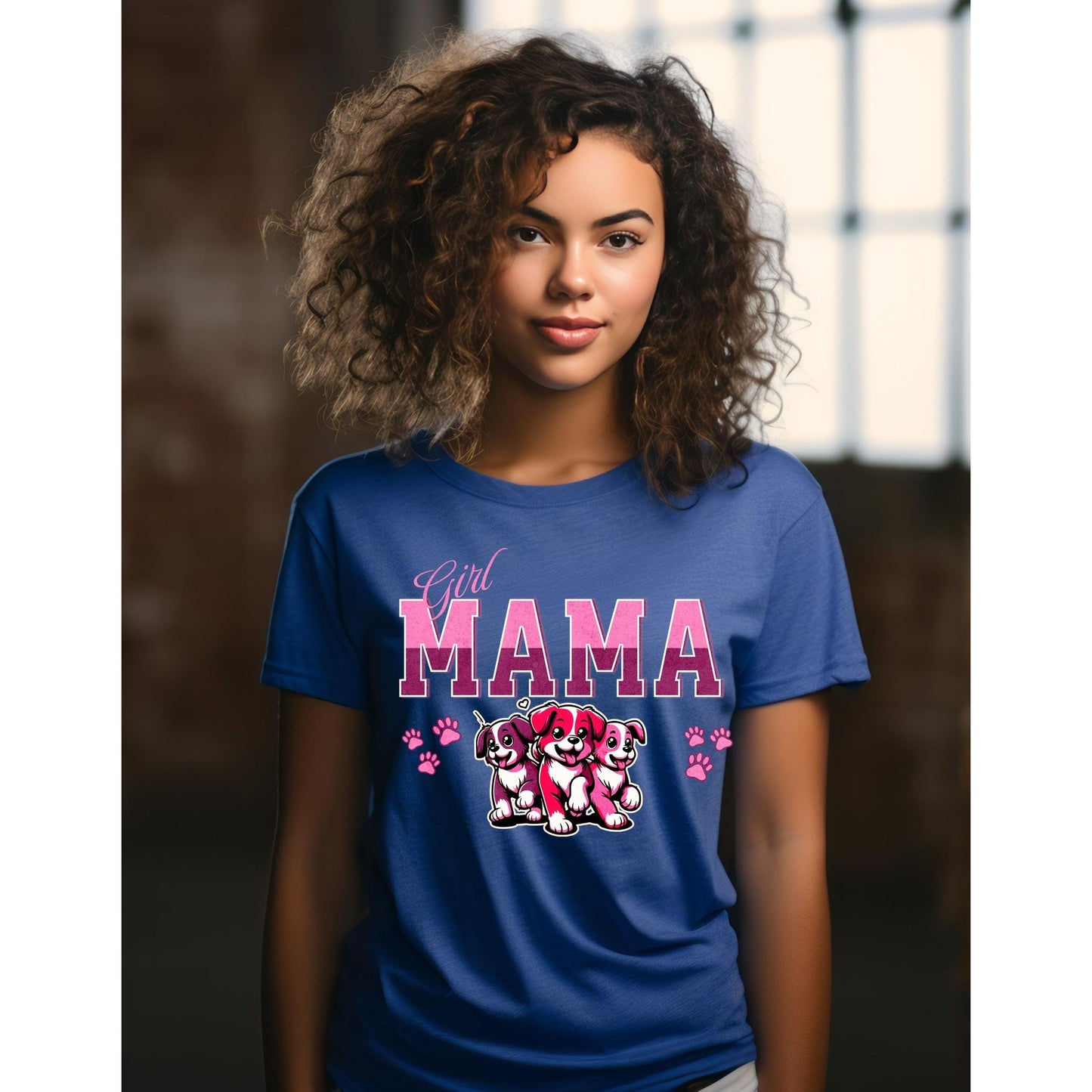 Dog Mama Graphic Tee For WOMENS T-Shirt