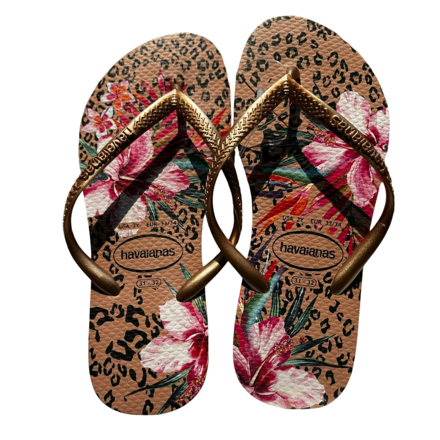 Havaianas Girls Floral Leopard Print