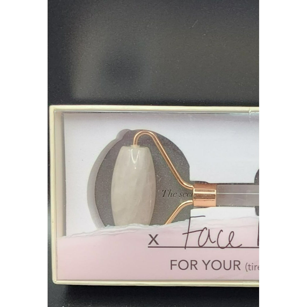 Kitsch Rose Quartz Crystal Face Roller For Skincare Benefits & Relaxation
