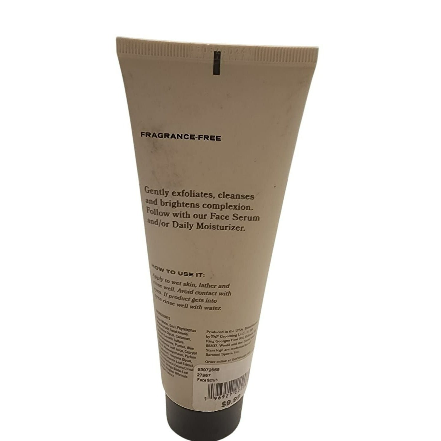 Would Face cream Scrub Fragrance-Free Exfoliator 5oz Tube