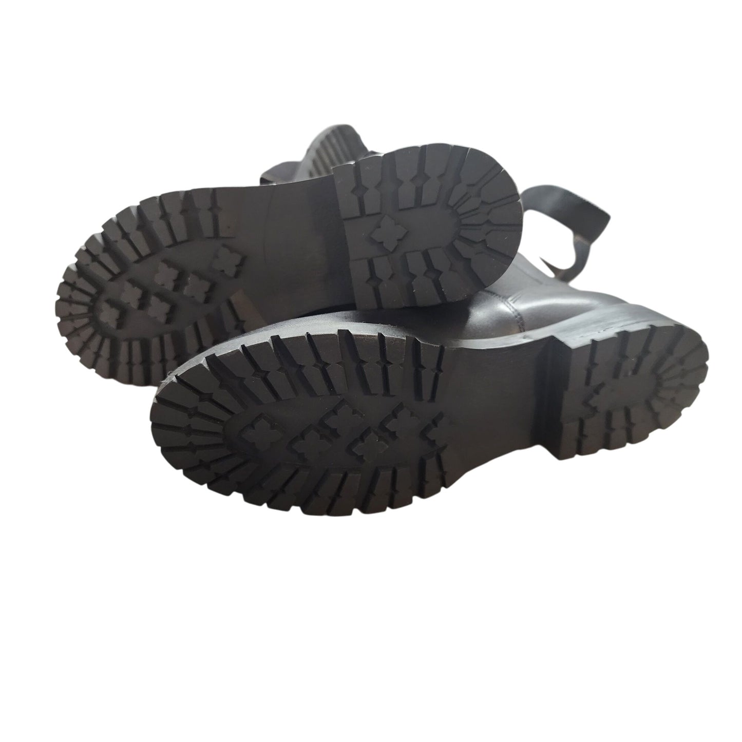 Womens Black Leather Chelsea women shoes