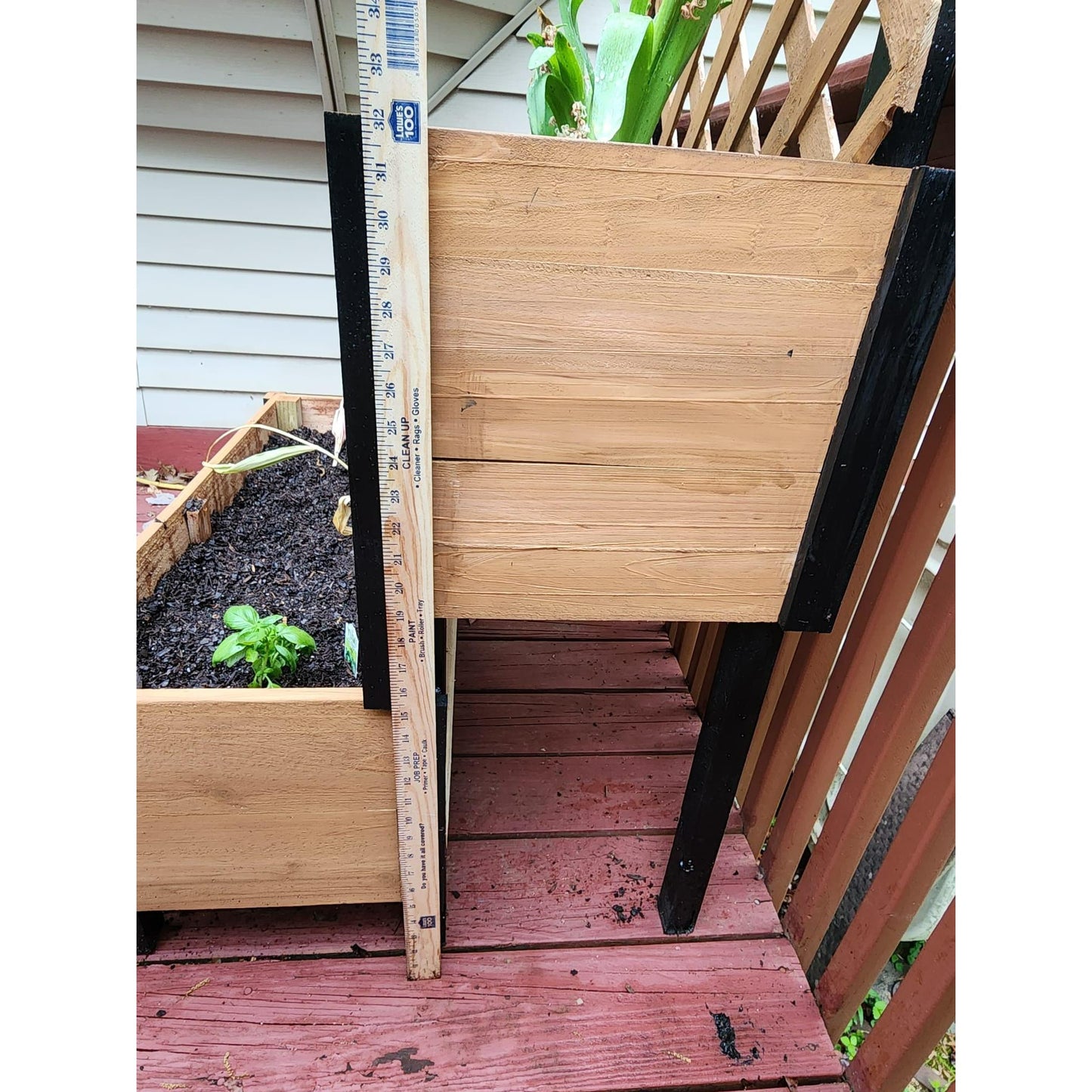 Handcrafted Cedar wood Planter Box with Trellis | Rustic Charm for Gardens & Patios | Gift | Spacious Double Design | Eco-Friendly |2-Tier Raised