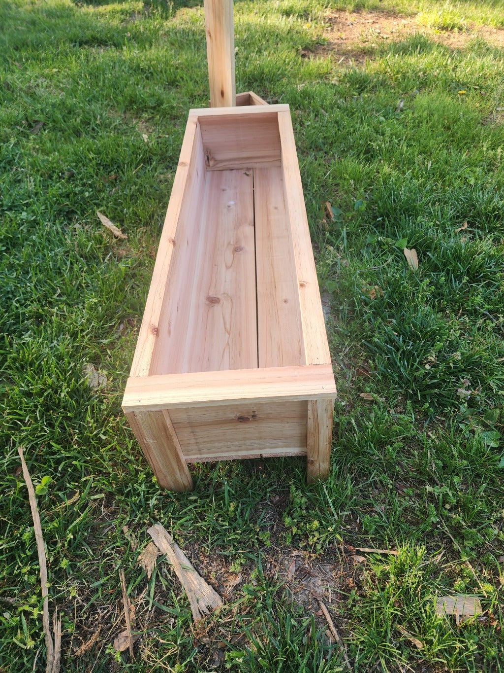 Handcrafted Cedar wood Planter Box – Rustic & Durable Garden Decor 🌿✨