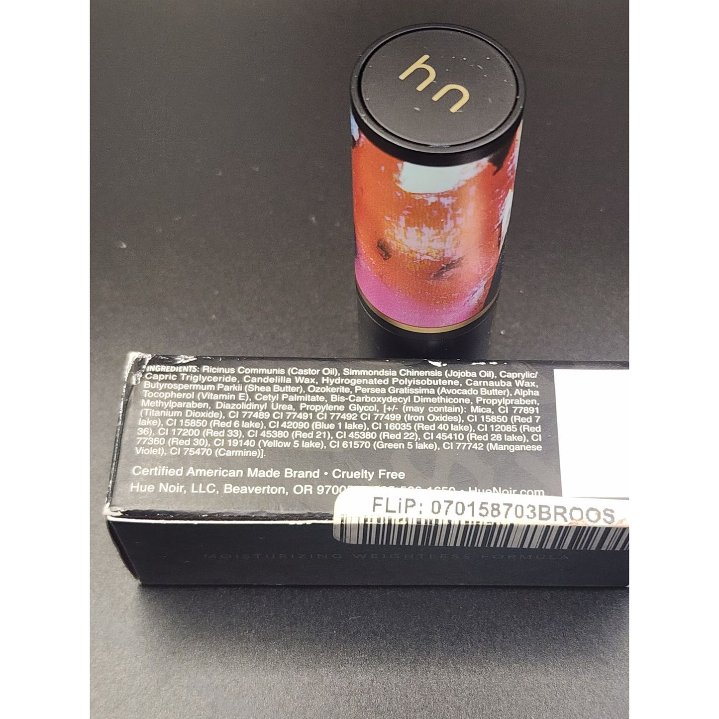 Hue Noir Perfect Pout Hydrating Lipstick – Honey Chile |Rich Color + Deep Hydration