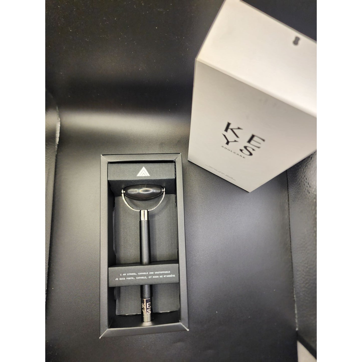 Keys Soulcare Obsidian Facial Roller For Skincare Rejuvenation & Relaxation