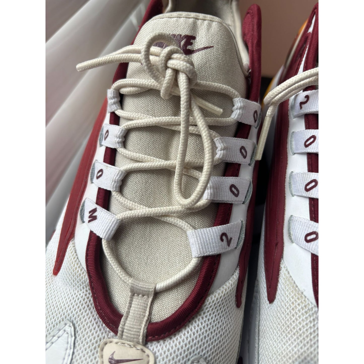 Nike Zoom 2K Mens Size 10.5 White/Red/Yellow Athletic Sneakers