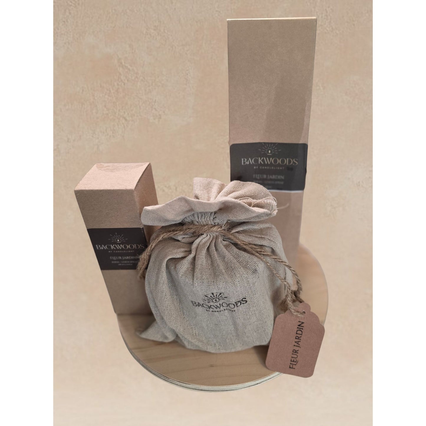 Backwoods By Candlelight Fleur Jardin Reed Diffuser | Elegant Floral Home Fragrance