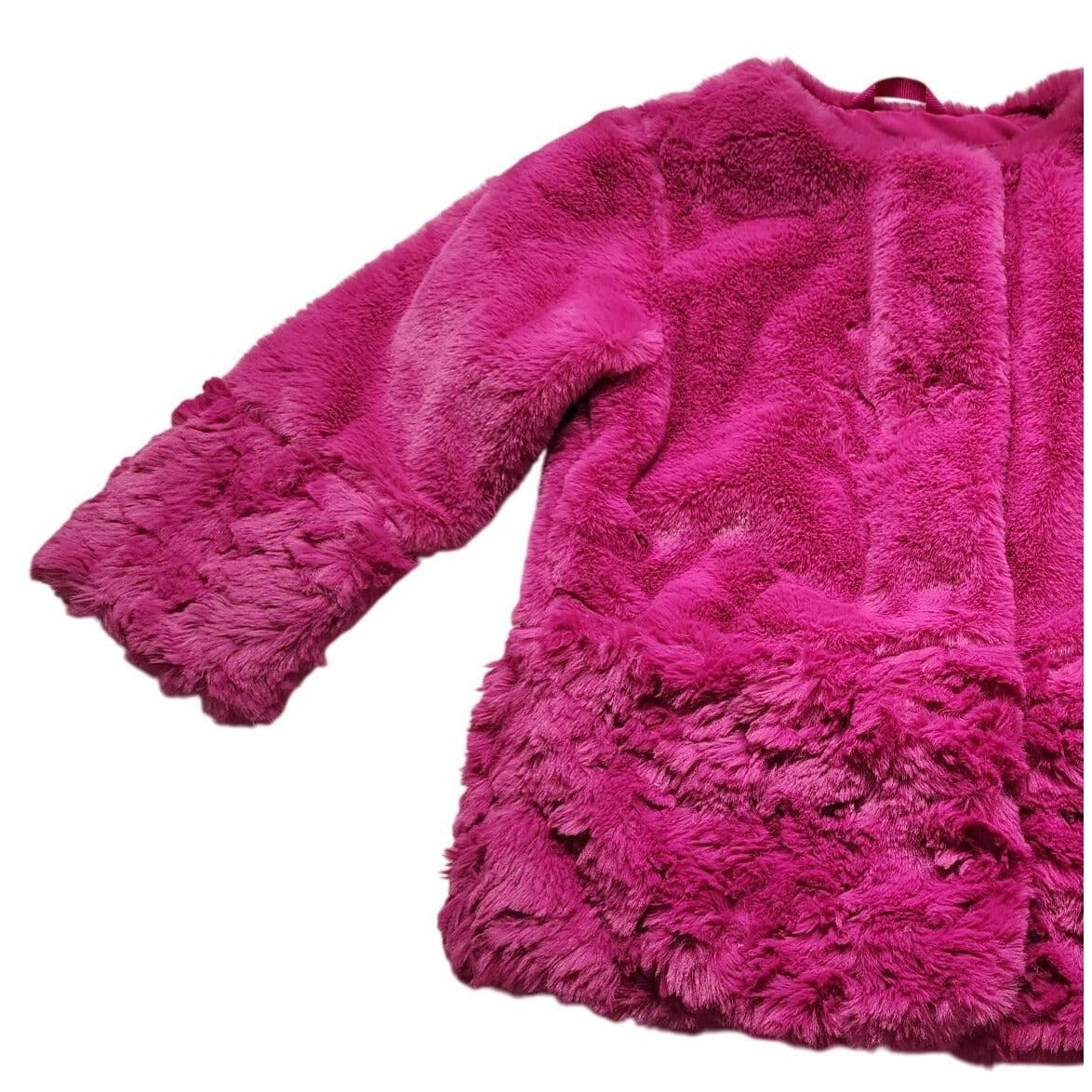 Kids Winter Faux Fur Full Lining PInk 18M