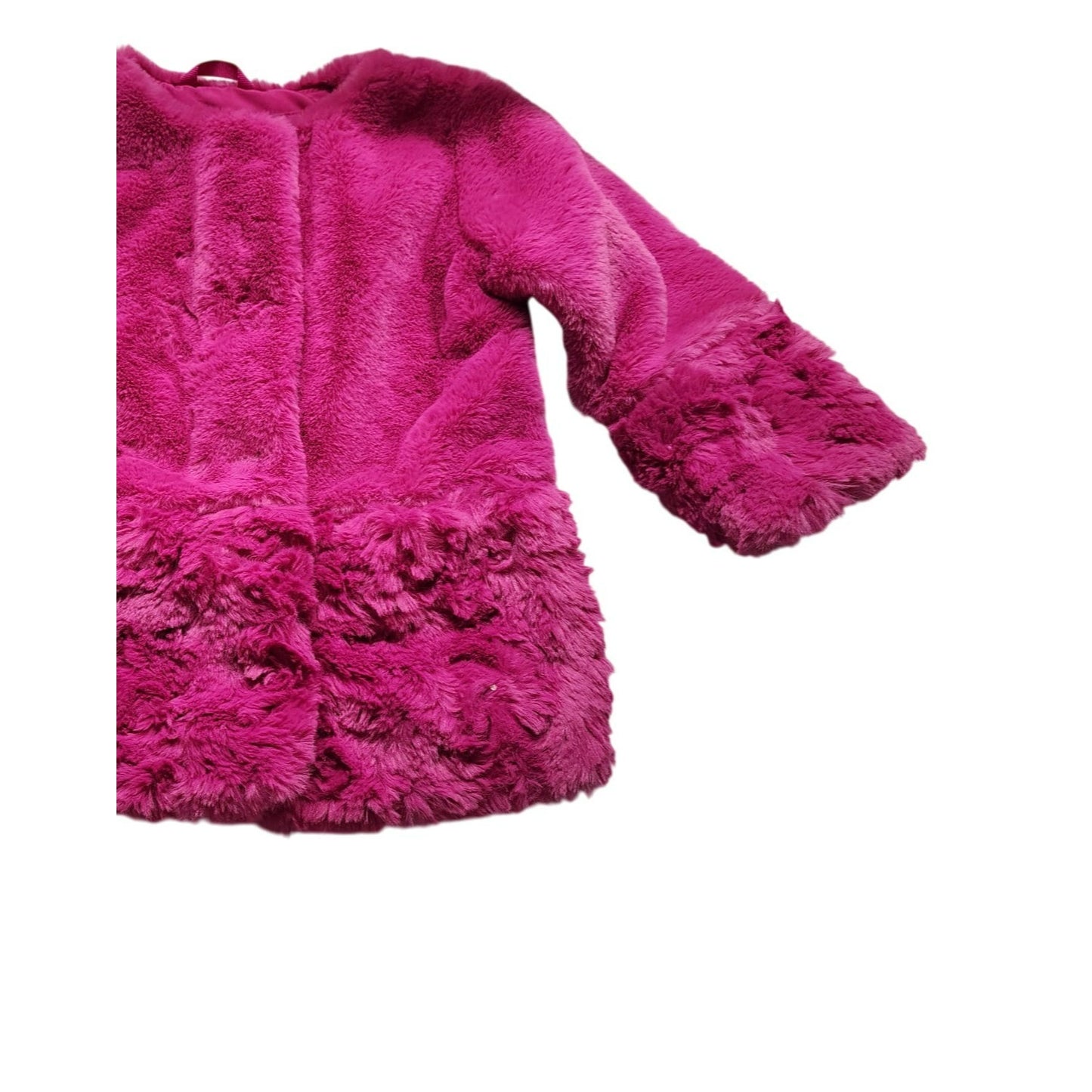 Kids Winter Faux Fur Full Lining PInk 18M