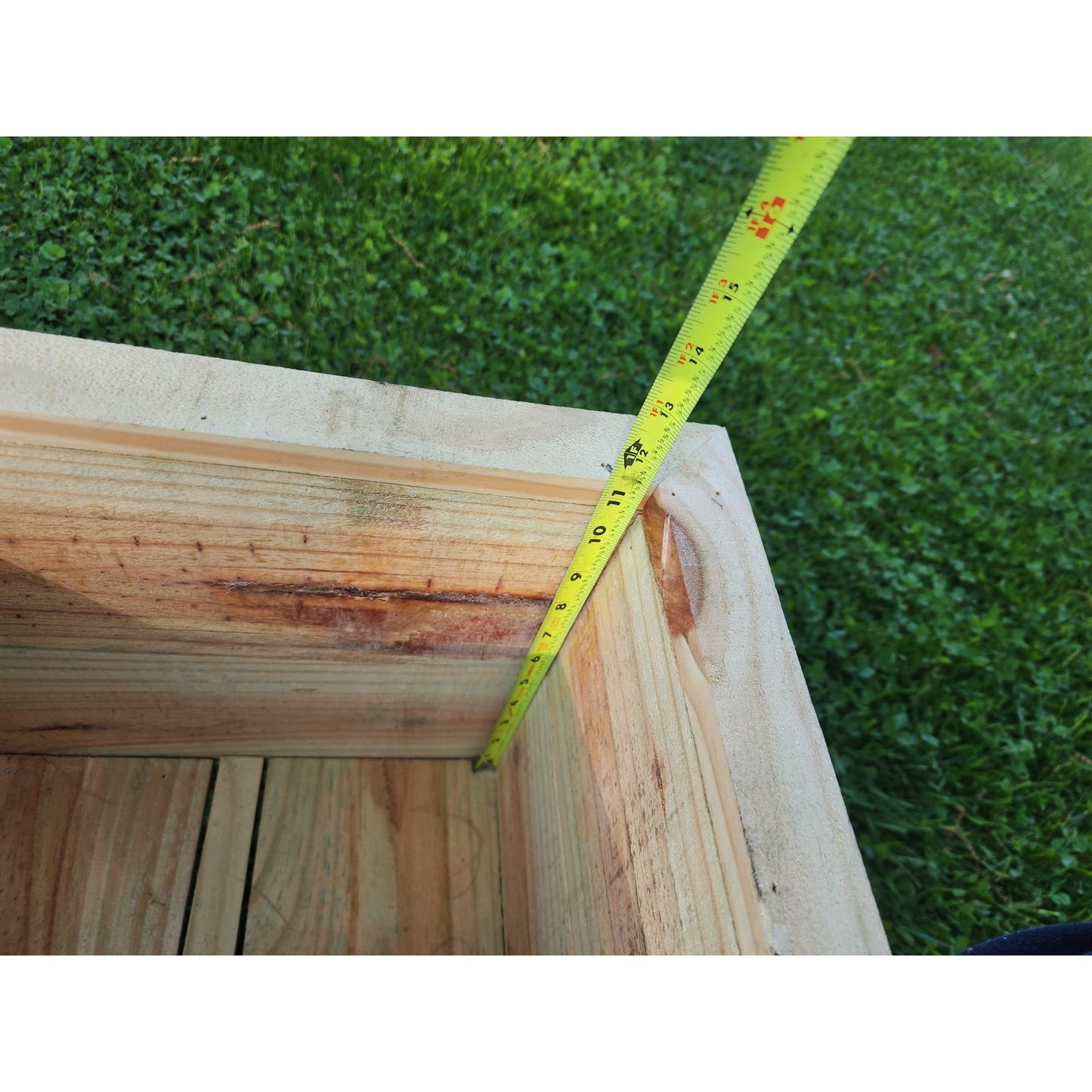 Square Lipped Wooden Garden Planter