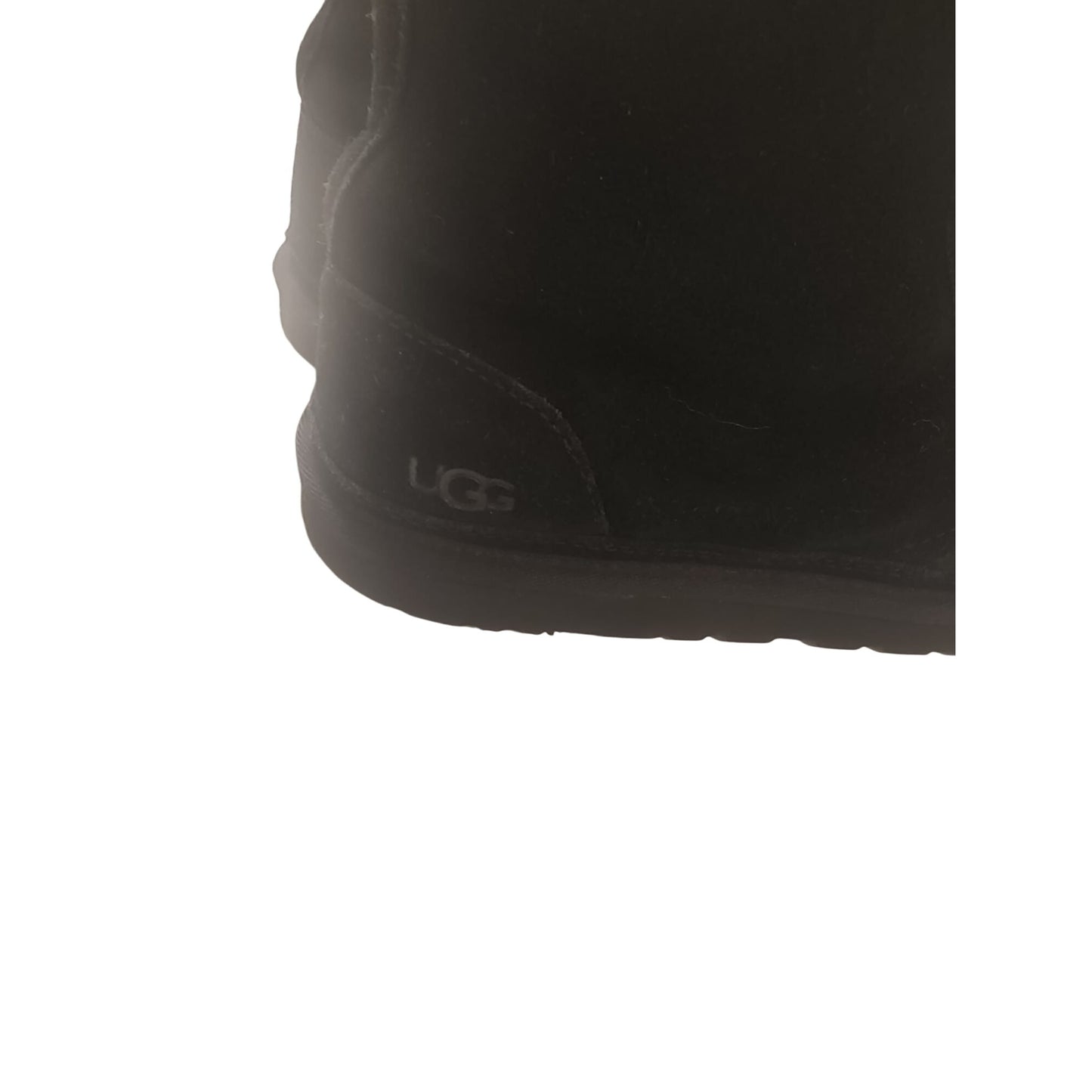 UGG Black Suede Fur-Lined Lace-Up Winter comfort Boots