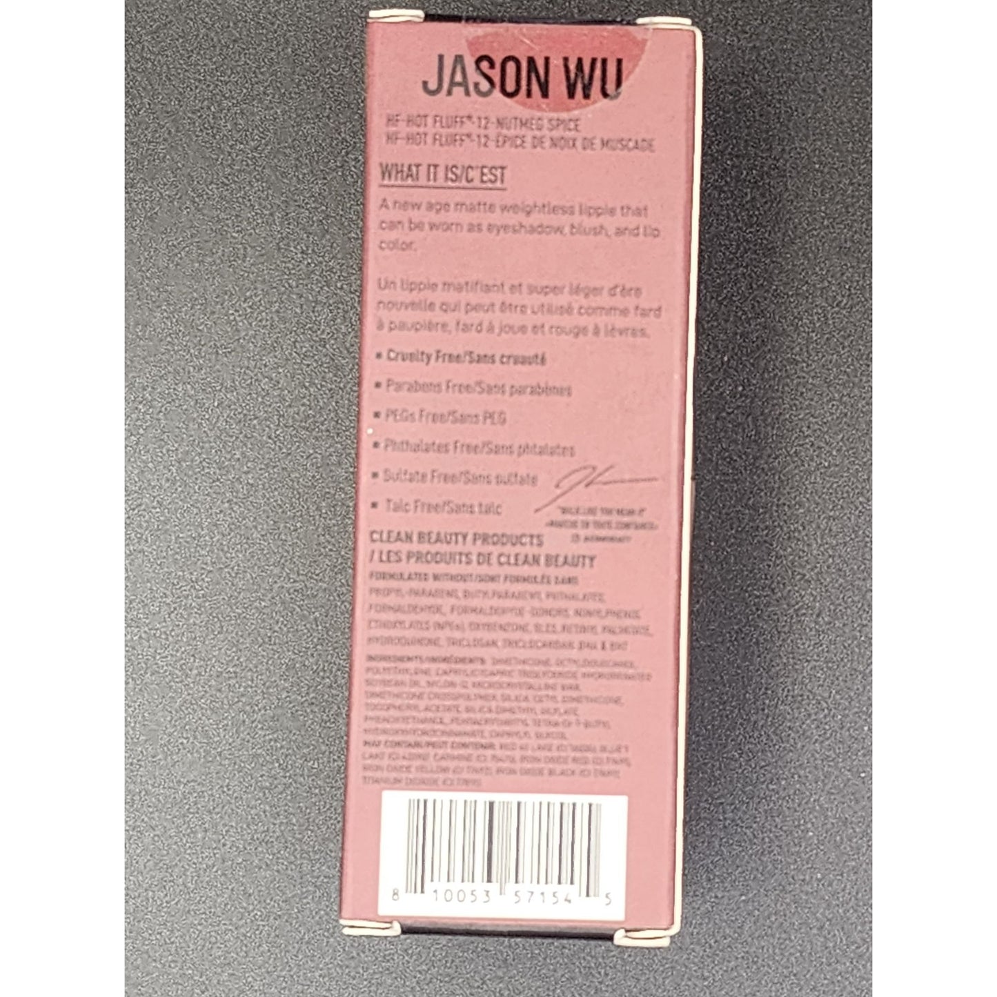 Jason Wu Hot Fluff Lipstick – Nutmeg Spice 3-in-1 Matte Lip, Cheek & Eye Color
